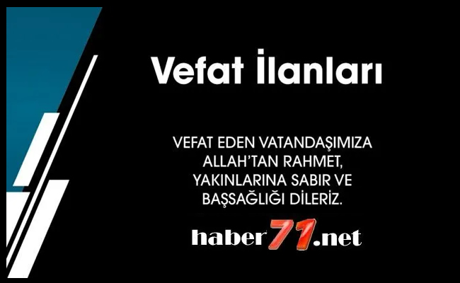 Kırıkkale'de Bugün Altı Kişi Vefat Etti - Kırıkkale Haber, Son Dakika Kırıkkale Haberleri