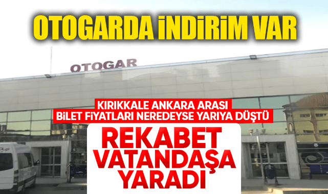 Kırıkkale - Ankara Bilet Fiyatlarında Şok İndirim - Kırıkkale Haber, Son Dakika Kırıkkale Haberleri