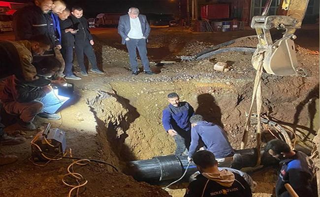 Yahşihan İlçesinde Gece Su Mesaisi - Kırıkkale Haber, Son Dakika Kırıkkale Haberleri