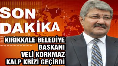 Veli Korkmaz Kalp Krizi Geçirdi - Kırıkkale Haber, Son Dakika Kırıkkale Haberleri