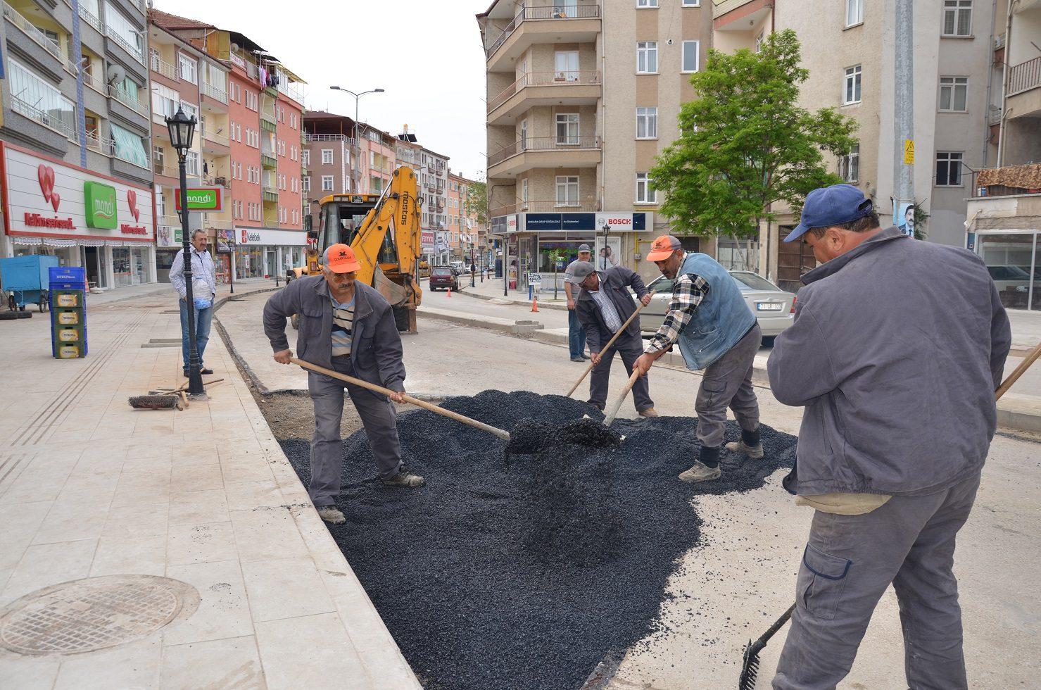 Asfalt çalışması tam hız - Kırıkkale Haber, Son Dakika Kırıkkale Haberleri