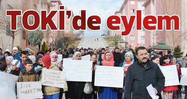 Hacıbey TOKİ sakinleri eylem yaptı - Kırıkkale Haber, Son Dakika Kırıkkale Haberleri