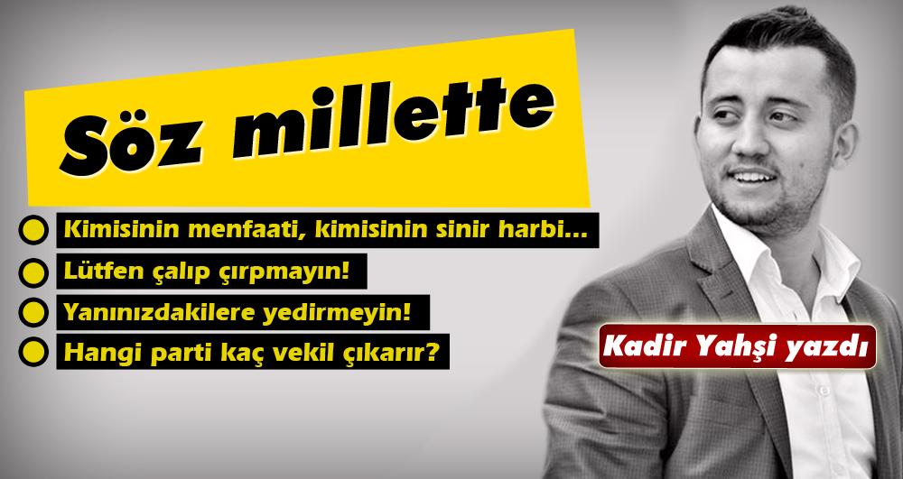 Söz millette - Kırıkkale Haber, Son Dakika Kırıkkale Haberleri