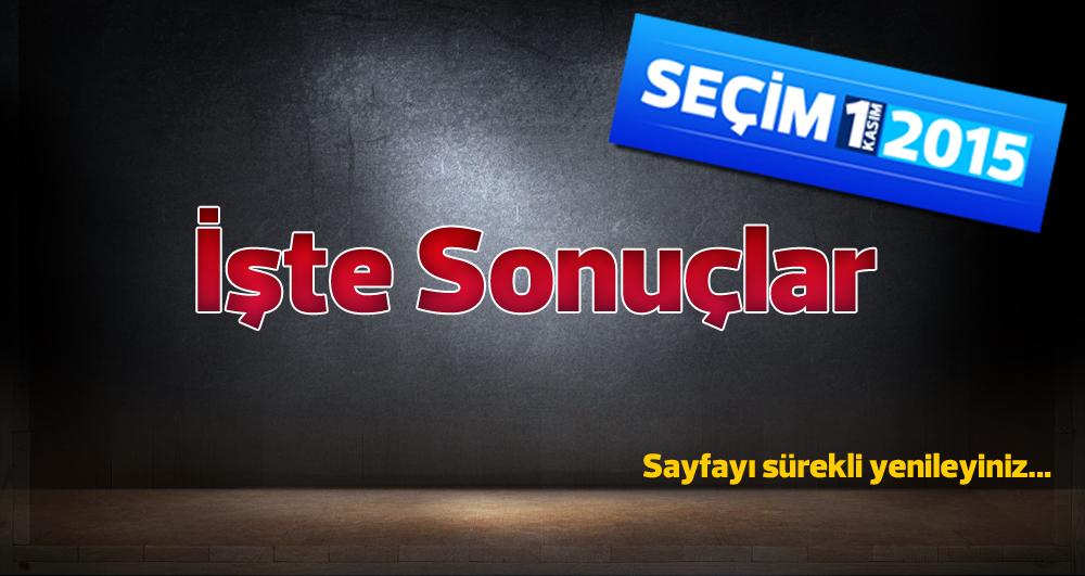 Seçim 2015 – İşte Seçim Sonuçları - Kırıkkale Haber, Son Dakika Kırıkkale Haberleri