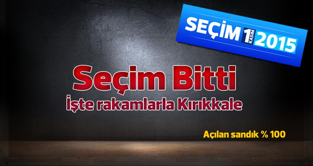 Vee seçim bitti - Kırıkkale Haber, Son Dakika Kırıkkale Haberleri