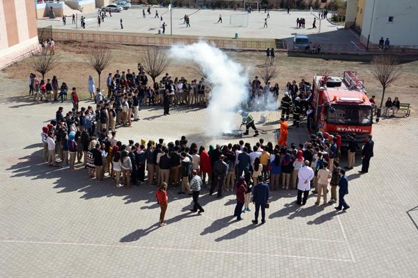 Yıldırım Beyazıt’ta yangın tatbikatı - Kırıkkale Haber, Son Dakika Kırıkkale Haberleri