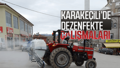 Karakeçili İlçesinde Dezenfekte Çalışması - Kırıkkale Haber, Son Dakika Kırıkkale Haberleri