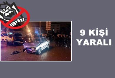 İKİ OTOMOBİL ÇARPIŞTI; 9 YARALI - Kırıkkale Haber, Son Dakika Kırıkkale Haberleri