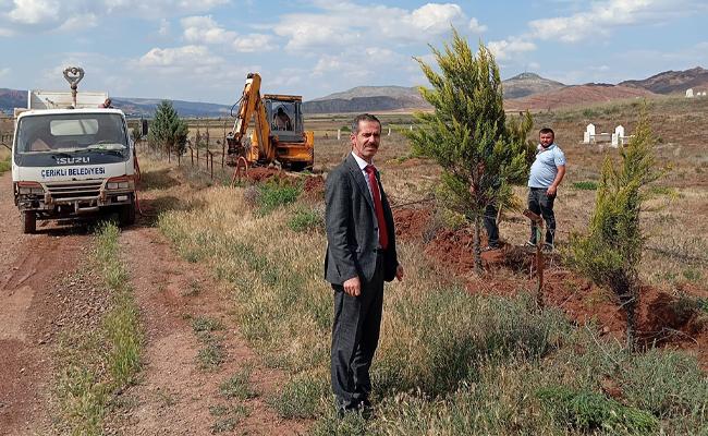 Başkan Erkan Çağlar Mezarlıklara El Attı - Kırıkkale Haber, Son Dakika Kırıkkale Haberleri