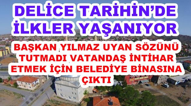 Delice'de Seçim Vaadi Krizi Vatandaş Belediye'nin Çatısına Çıktı - Kırıkkale Haber, Son Dakika Kırıkkale Haberleri