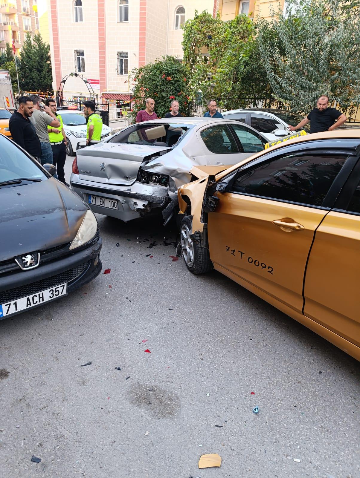 Ticari Taksi Park Halindeki Araçları Pert Etti - Kırıkkale Haber, Son Dakika Kırıkkale Haberleri