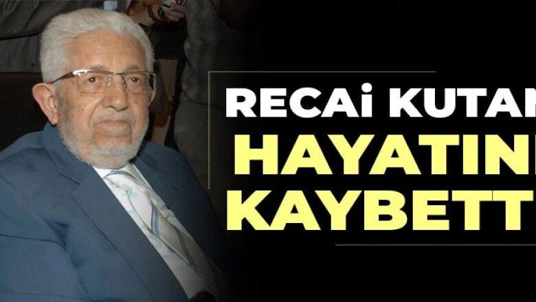 Recai Kutan, Hayatını Kaybetti - Kırıkkale Haber, Son Dakika Kırıkkale Haberleri