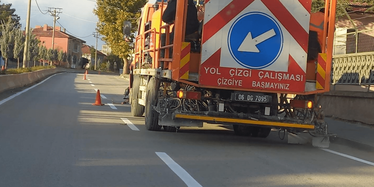 Yahşihan'da Yol Çizgileri Yenilendi - Kırıkkale Haber, Son Dakika Kırıkkale Haberleri