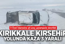 İl Özel İdaresine Ait Araç Takla Attı - Kırıkkale Haber, Son Dakika Kırıkkale Haberleri