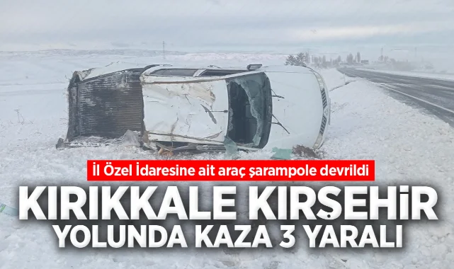 İl Özel İdaresine Ait Araç Takla Attı - Kırıkkale Haber, Son Dakika Kırıkkale Haberleri