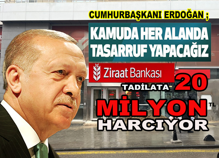 Ziraat Bankası Cumhurbaşkanı Erdoğan'a Meydan Mı Okuyor ? - Kırıkkale Haber, Son Dakika Kırıkkale Haberleri