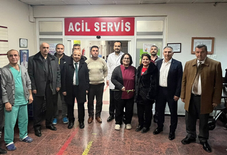 Başkan Cönger'den Yılbaşında görevli personele anlamlı ziyaret - Kırıkkale Haber, Son Dakika Kırıkkale Haberleri