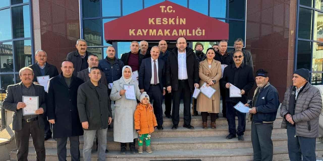 Keskin’de 25 Yıllık Tapu Sorunu Çözüldü! - Kırıkkale Haber, Son Dakika Kırıkkale Haberleri